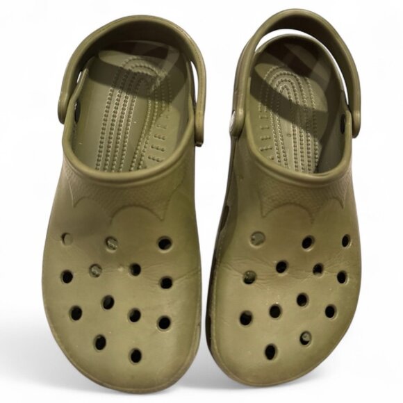 CROCS Womens 10-11 Mens 8-9 Army Green - Picture 1 of 8